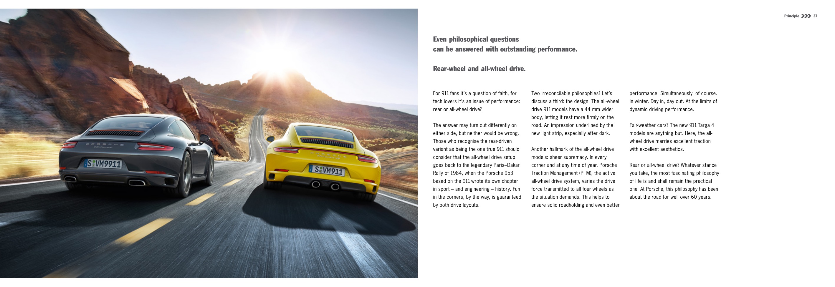 2016 Porsche 911 Brochure Page 2